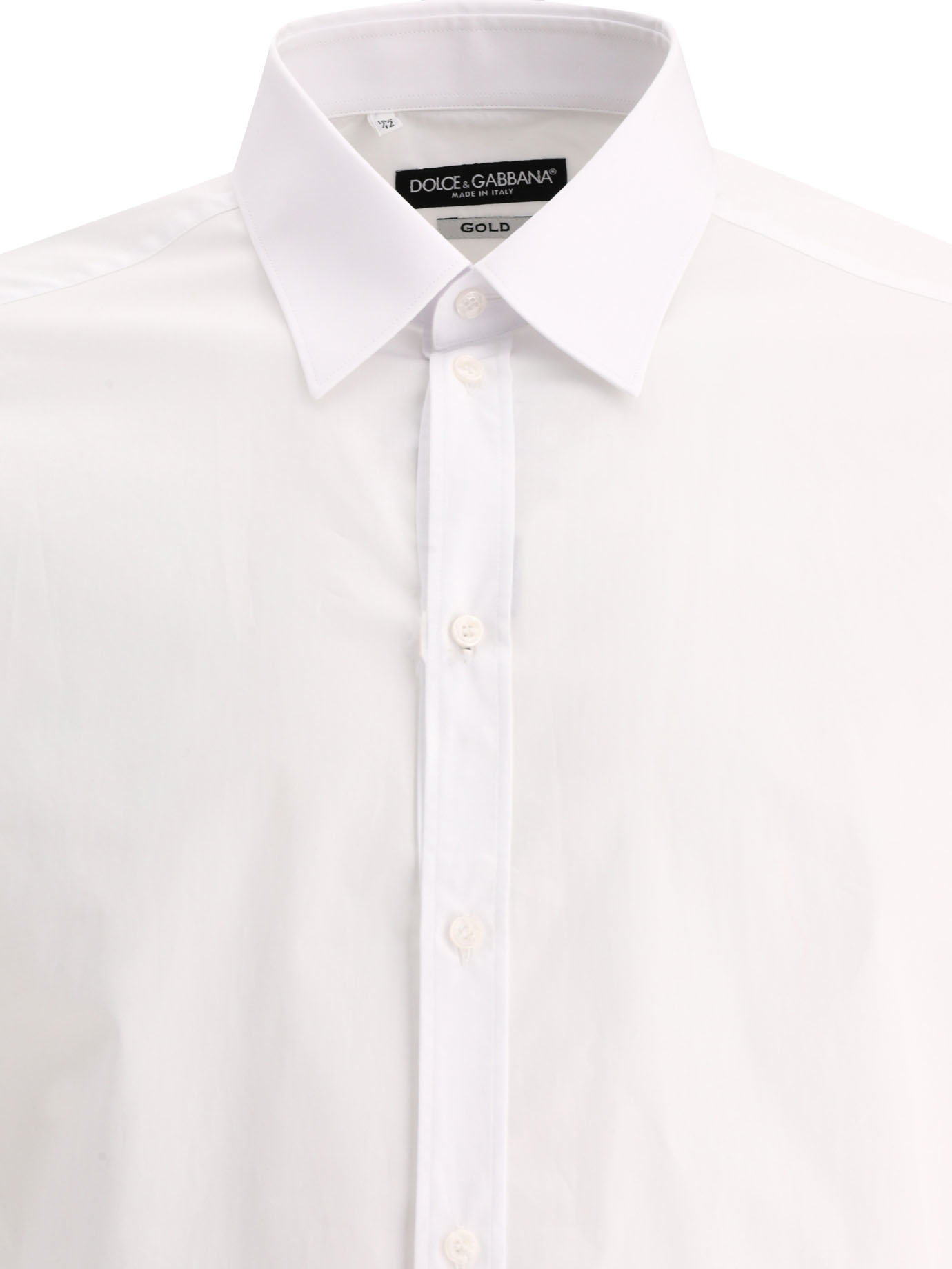 DOLCE & GABBANA White Gold-Fit shirt